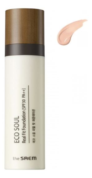 

Мультифункциональный тональный крем для лица Eco Soul Real Fit Foundation SPF30 PA++ 40мл: 23 Rich Beige, Мультифункциональный тональный крем для лица Eco Soul Real Fit Foundation SPF30 PA++ 40мл