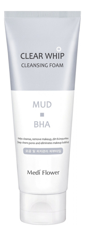 

Пенка для умывания с белой глиной и BHA кислотами Mud Clear Whip Cleansing Foam 120мл