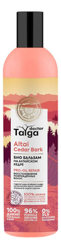 Био бальзам для поврежденных волос Восстановление Doctor Taiga Altai Cedar Bark Pro-Oil Repair 400мл