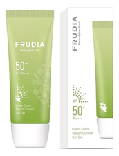 Frudia Солнцезащитный гель для лица Green Grape Sebum Control Cooling Sun Gel SPF50+ PA++++ 50мл