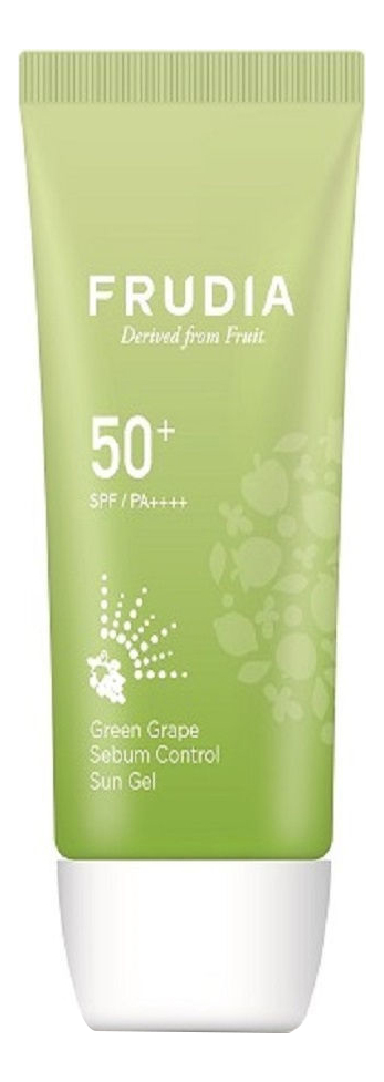 Солнцезащитный гель для лица Green Grape Sebum Control Cooling Sun Gel SPF50+ PA++++ 50г vetiver root green tea cedarwood