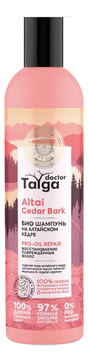 Био шампунь Восстановление поврежденных волос Doctor Taiga Altai Cedar Bark Pro-Oil Repair 400мл