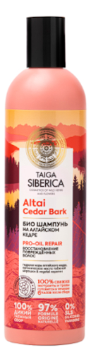 

Био шампунь Восстановление поврежденных волос Doctor Taiga Altai Cedar Bark Pro-Oil Repair 400мл