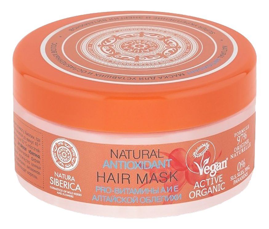 

Маска уставших и ослабленных волос Natural Аntioxidant Hair Mask 300мл