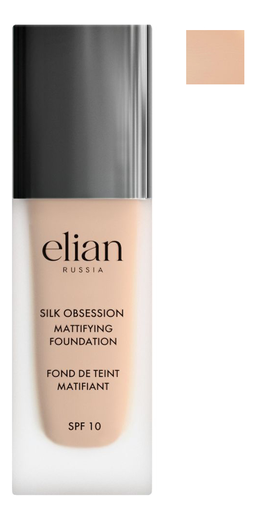 Тональный крем для лица Silk Obsession Mattifying Foundation SPF10 35мл: 25 Almond матирующий тональный крем 25 almond elian russia silk obsession mattifying foundation spf 10