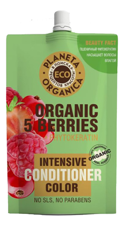 

Кондиционер для яркости цвета волос Eco Organic 5 Berries Intensive Color Conditioner 200мл