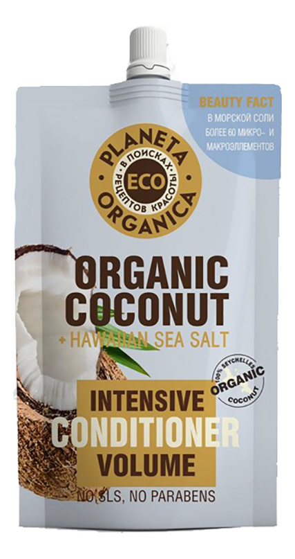 

Кондиционер для объема волос Eco Organic Coconut Intensive Volume Conditioner 200мл