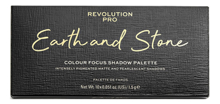 Палетка теней для век Earth And Stone Colour Focus Shadow Palette 15г