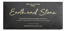 Revolution PRO Палетка теней для век Earth And Stone Colour Focus Shadow Palette 15г