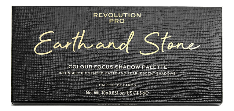 

Палетка теней для век Earth And Stone Colour Focus Shadow Palette 15г
