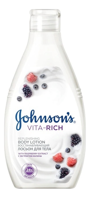 

Лосьон для тела с экстрактом малины Johnson's Vita-Rich Replenishing Body Lotion 250мл