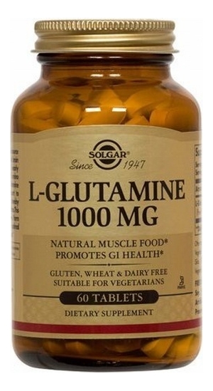 Биодобавка Глутамин L-Glutamine 1000Mg 60 таблеток