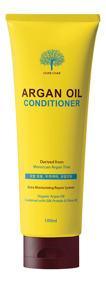 

Кондиционер для волос с аргановым маслом Char Char Argan Oil Conditioner: Кондиционер 100мл, Кондиционер для волос с аргановым маслом Char Char Argan Oil Conditioner