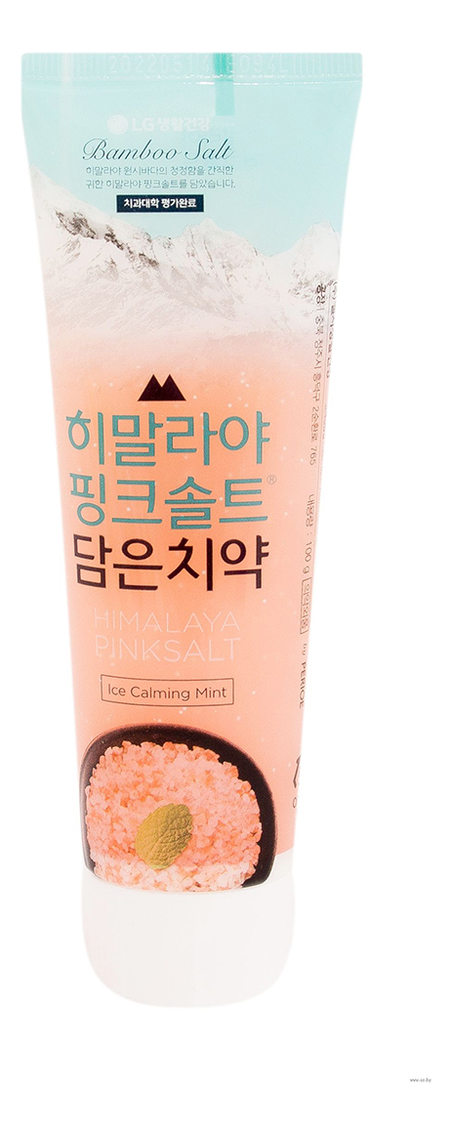 Зубная паста с розовой гималайской солью Himalaya Pink Salt Ice Calming Mint 100г