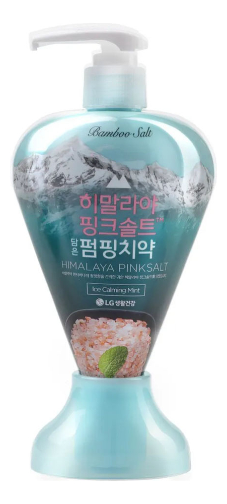 зубная паста с розовой гималайской солью pumping himalaya pink salt ice calming mint 285г Зубная паста с розовой гималайской солью Pumping Himalaya Pink Salt Ice Calming Mint 285г