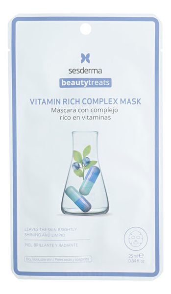

Тканевая маска для сияния кожи Beauty Treats Vitamin Rich Complex Mask 25мл