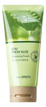 Пенка для умывания с экстрактом алоэ вера Jeju Fresh Aloe Cleansing Foam 150г