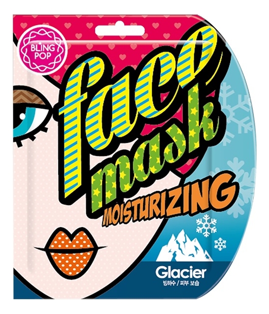 

Тканевая маска для лица с талой ледниковой водой Face Mask Moisturizing Glacier 25мл