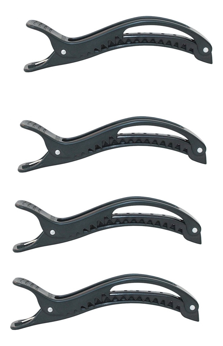

Зажим для волос Penguin Clip 4шт: Black-Black, Зажим для волос Penguin Clip 4шт