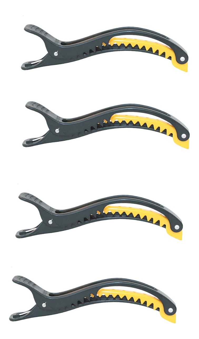 

Зажим для волос Penguin Clip 4шт: Black-Yellow, Зажим для волос Penguin Clip 4шт