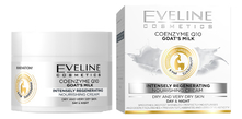 Eveline Питательный крем Глубокая Регенерация для сухой и очень сухой кожи Coenzyme Q10 Goats Milk Nourishing Cream 50мл