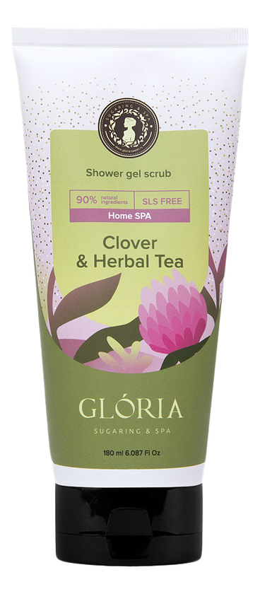 Гель-скраб для душа Клевер и травяной чай Home SPA Clover & Herbal Tea 180мл