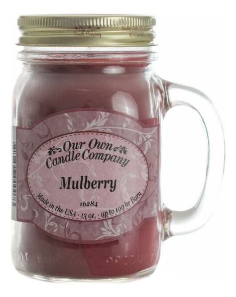 Ароматическая свеча Mulberry: Свеча 370г ароматическая свеча mulberry шелковица свеча 680г