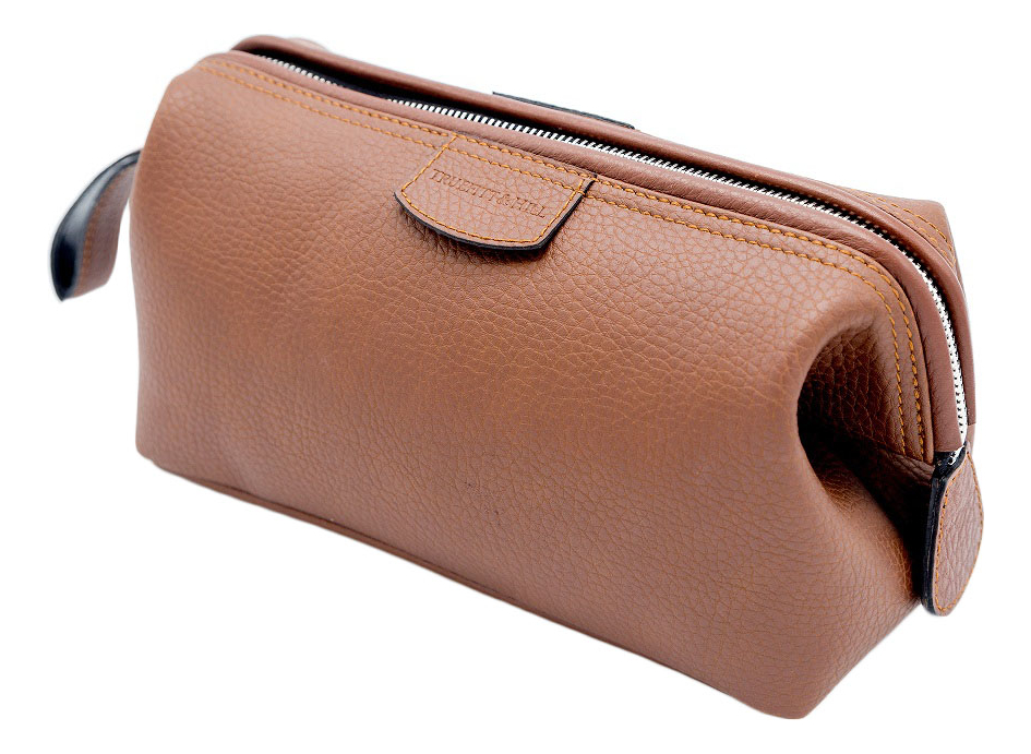 Косметичка на молнии Gentleman's Wash Bag Tan от Randewoo