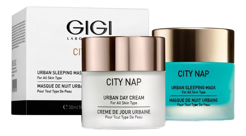 

Набор для лица City Nap Urban Home Care 2*50мл (крем дневной + маска Спящая красавица)
