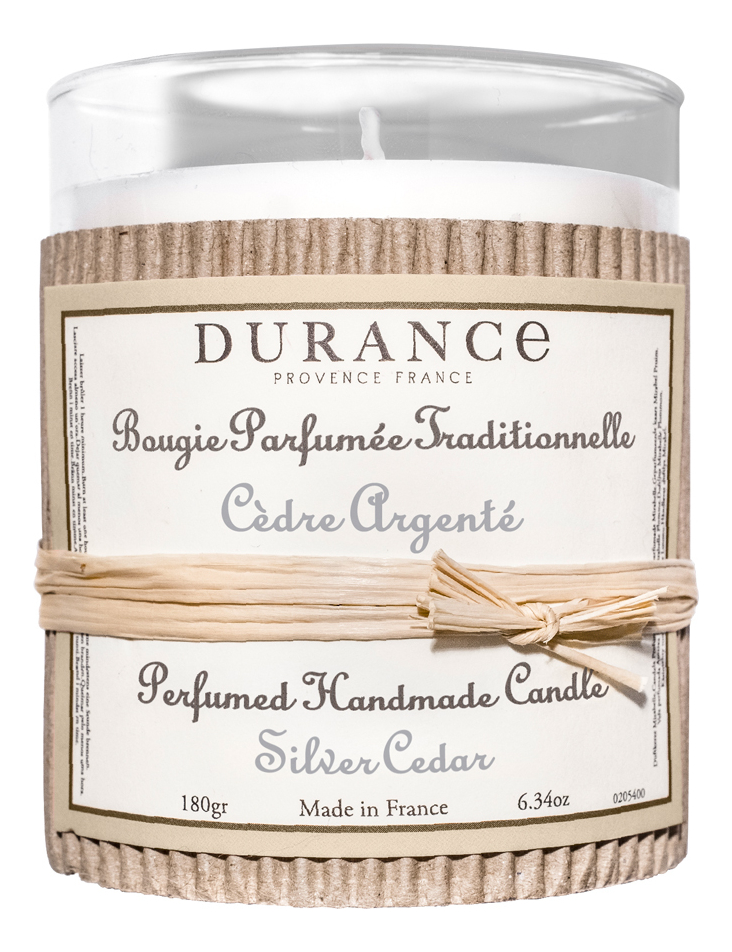 

Ароматическая свеча Perfumed Handmade Candle Silver Cedar 180г (серебряный керд)