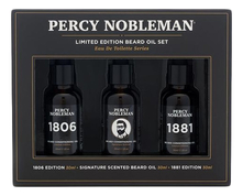 Percy Nobleman Набор масел для бороды Limited Edition Beard Oil 3*30мл (Signature + 1806 + 1881)