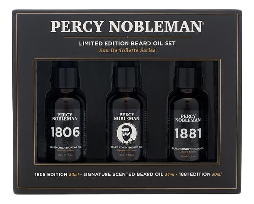 Купить Набор масел для бороды Limited Edition Beard Oil 3*30мл (Signature + 1806 + 1881), Percy Nobleman