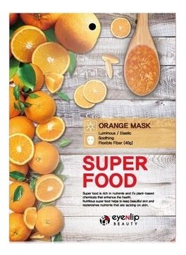 Тканевая маска для лица витаминная Super Food Orange Mask 23мл