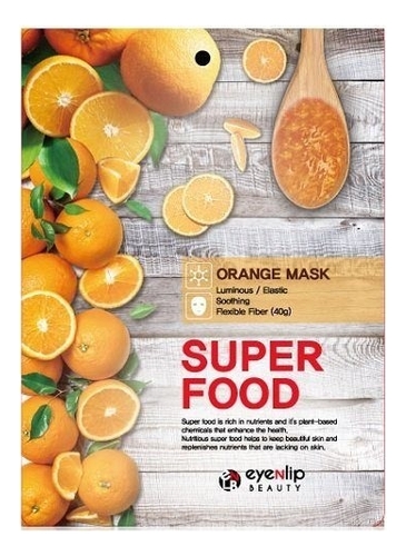 

Тканевая маска для лица витаминная Super Food Orange Mask 23мл