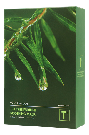 

Тканевая маска для лица с экстрактом чайного дерева Tea Tree Purifine Soothing Mask 23мл: Маска 10шт, Тканевая маска для лица с экстрактом чайного дерева Tea Tree Purifine Soothing Mask 23мл