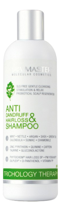 

Шампунь против перхоти и выпадения волос Anti Dandruff & Hairloss Shampoo 330мл