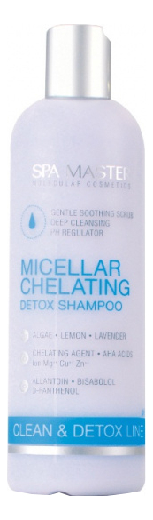 цена Мицеллярный хелатирующий детокс шампунь для волос Micellar Chelating Detox Shampoo 330мл: Шампунь 330мл