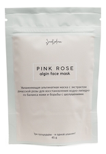 SmoRodina Альгинатная маска для лица Algin Face Mask Pink Rose 45г