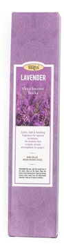 Ароматические палочки Лаванда Lavender Flora Incense Sticks 10*20г