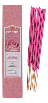 Ароматические палочки Лепестки розы Rose Petals Flora Incense Sticks 10шт/20г