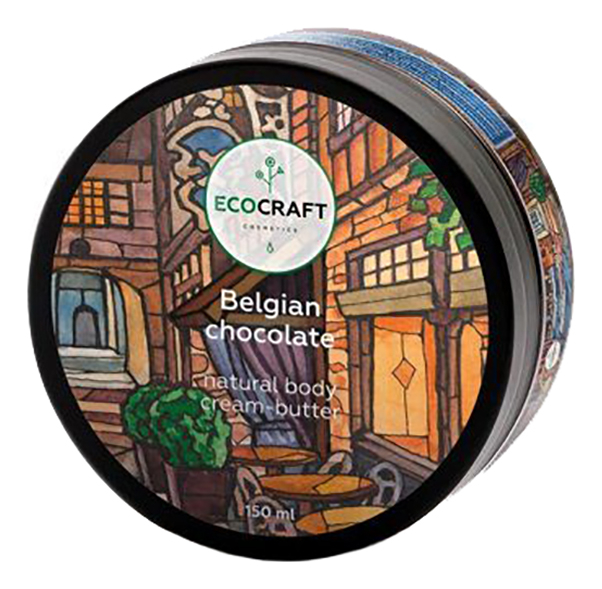 Крем-масло для тела Belgian Chocolate 150мл натуральный крем для тела ecocraft belgian chocolate 150 мл