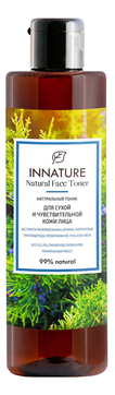 Натуральный тоник для сухой и чувствительной кожи лица Natural Face Toner 250мл