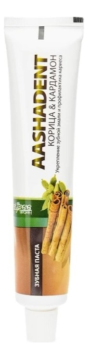 

Зубная паста Корица & кардамон Aashadent 100г