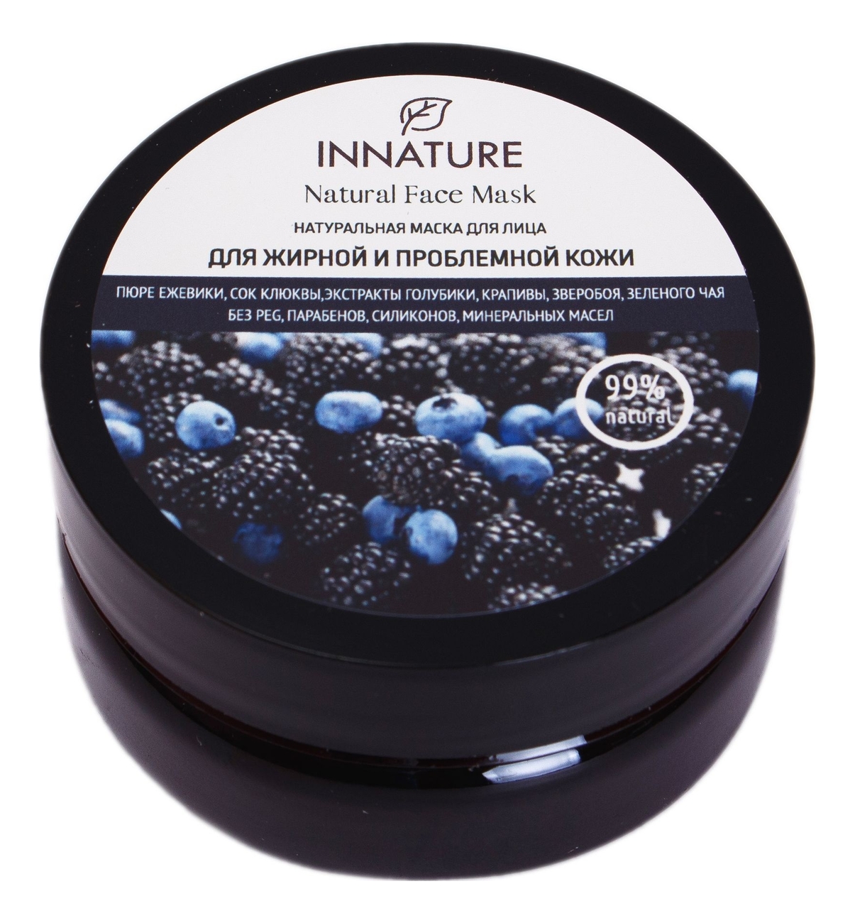 

Натуральная маска для жирной и проблемной кожи лица Natural Face Mask 50мл