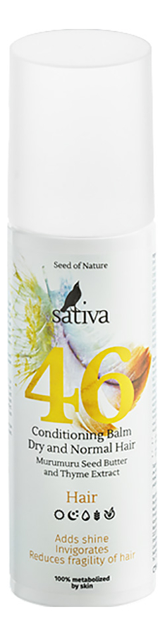 

Бальзам-кондиционер для волос Hair Conditioning Balm Dry And Normal Hair No46 150мл