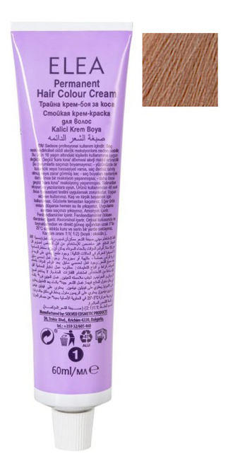 

Крем-краска для волос Luxor Color Permanent 60мл: No 9.37, Крем-краска для волос Luxor Color Permanent 60мл