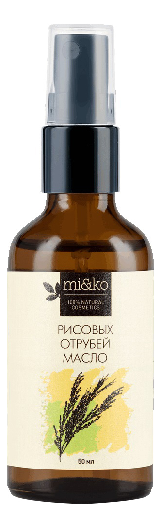 

Косметическое масло рисовых отрубей 50мл