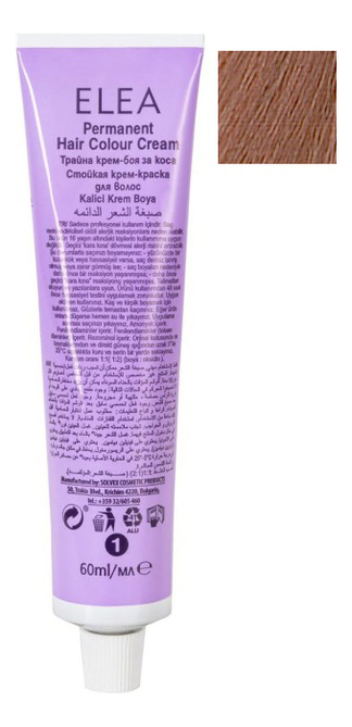 

Крем-краска для волос Luxor Color Permanent 60мл: No 8.37, Крем-краска для волос Luxor Color Permanent 60мл
