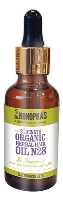

Масло для волос на основе лечебных трав Strength Organic Herbal Hair Oil No28 30мл