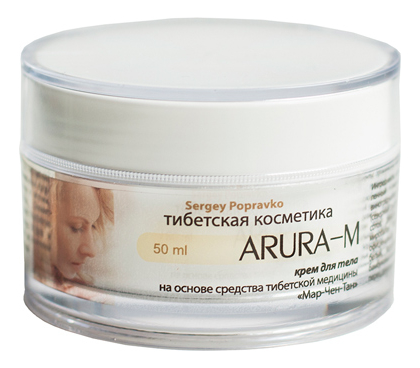 

Крем для тела на основе средства тибетской медицины Мар-Чен-Там Arura-M 50мл